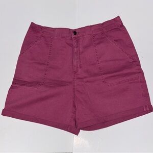 Gloria Vanderbilt Berry Shorts